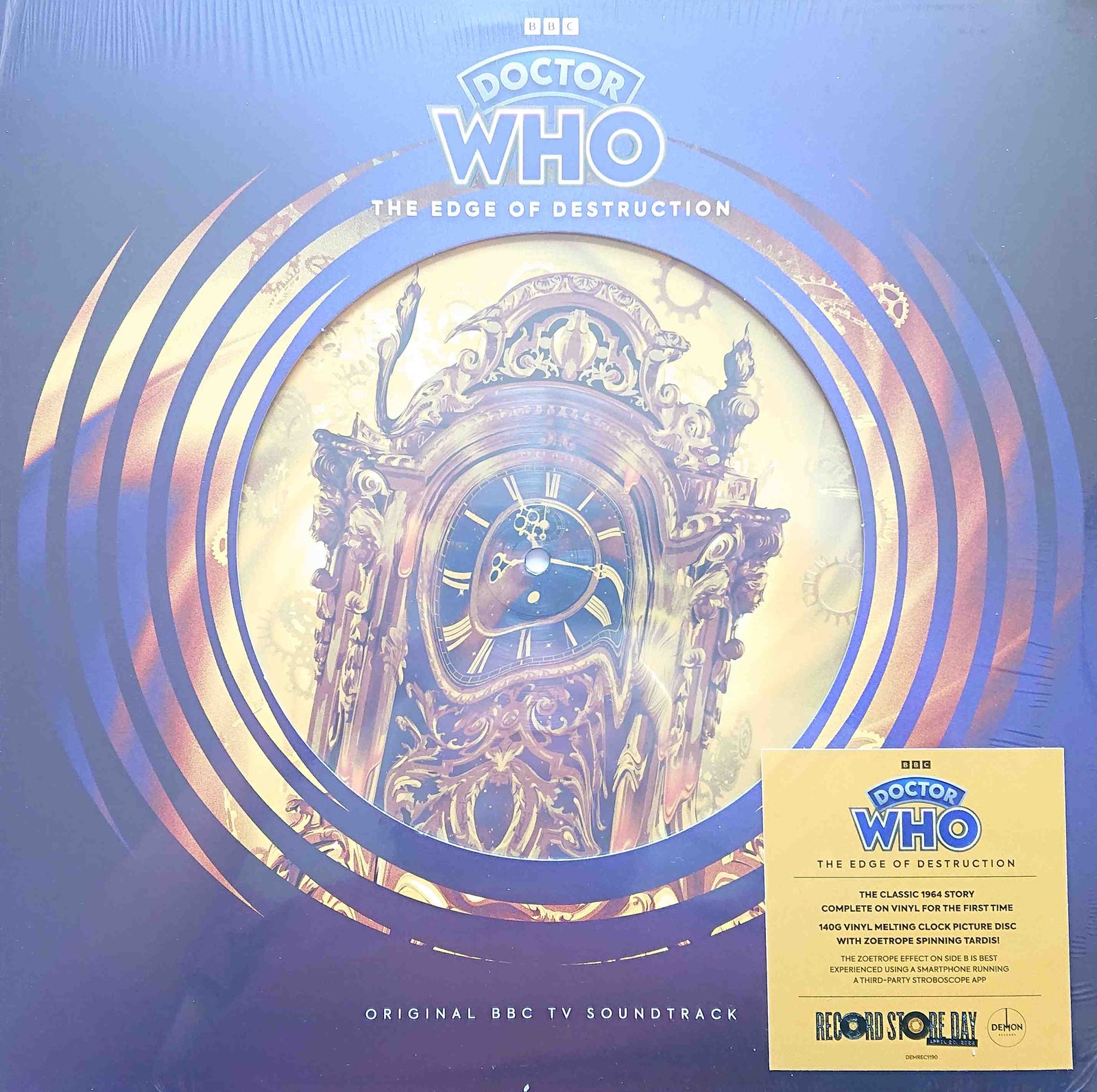Picture of DEMREC 1190 Doctor Who - The edge of destruction by artist David Whitaker from the BBC records and Tapes library